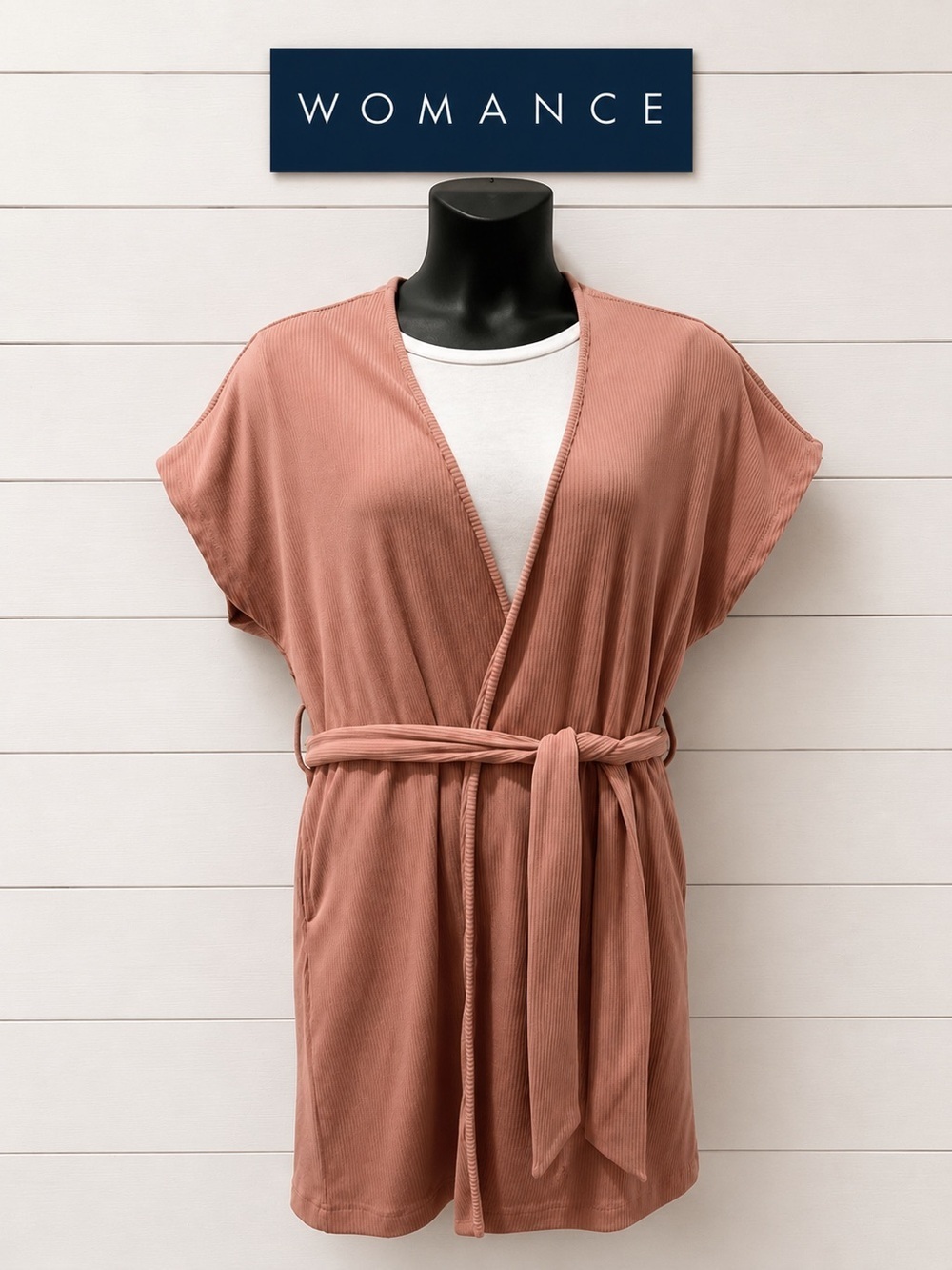 Pink bathrobe WOMANCE size S .